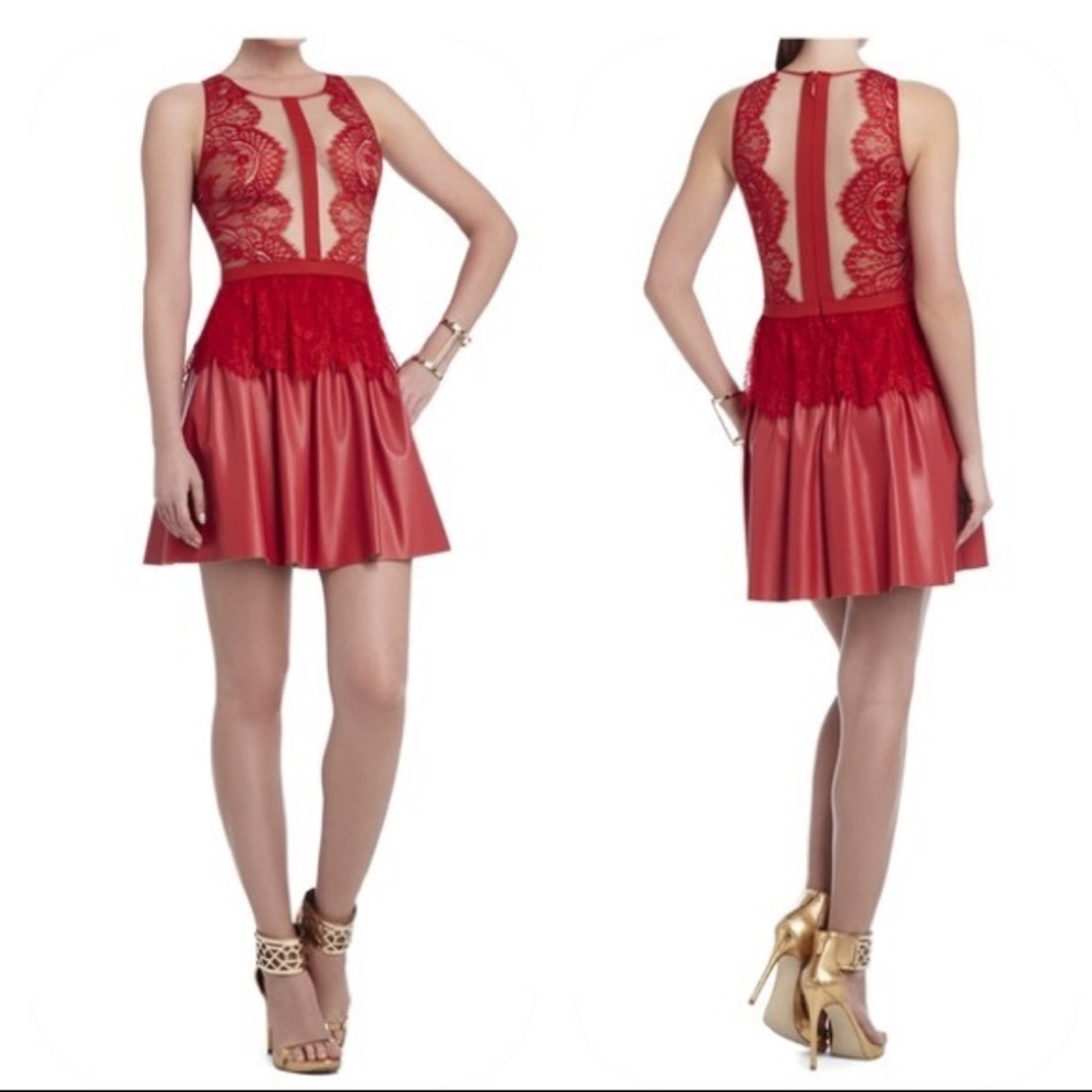 BCBG Max Azria red dress